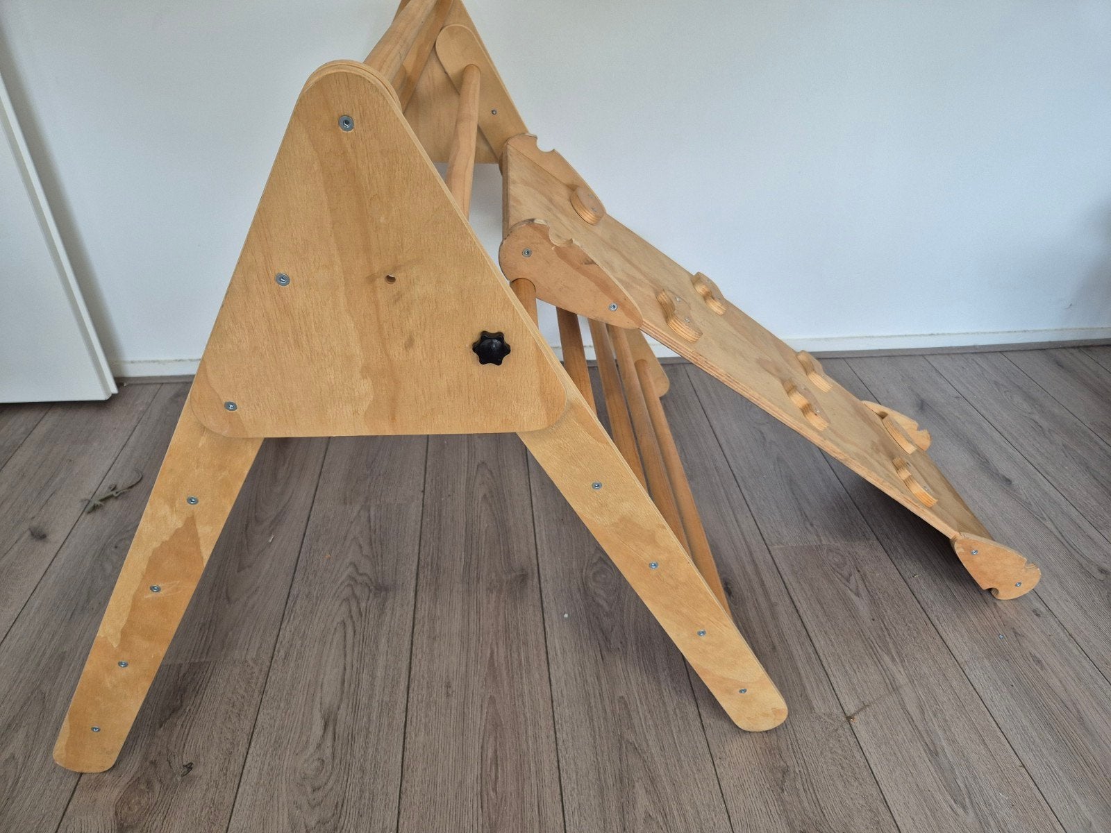 Pickler driehoek met Glijbaan/Klimwand, Ophalen, Gebruikt, Klimwand