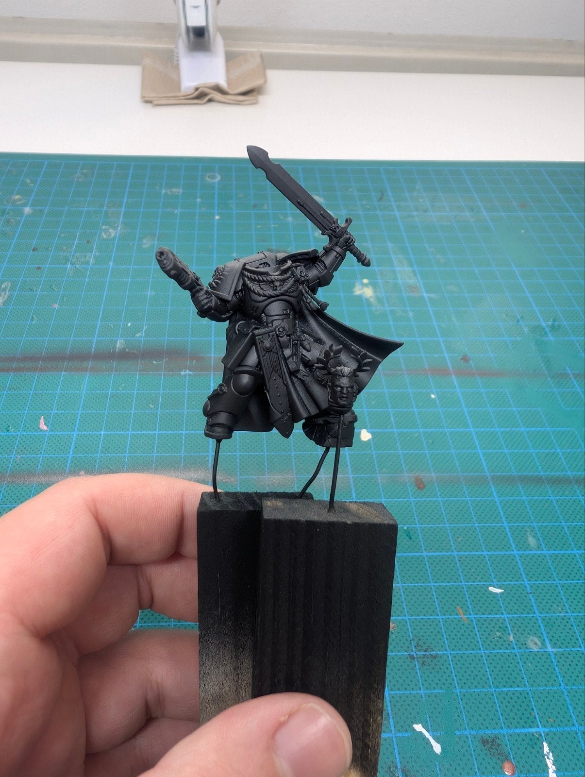 Warhammer 40k space marines captain, Ophalen of Verzenden, Warhammer 40000