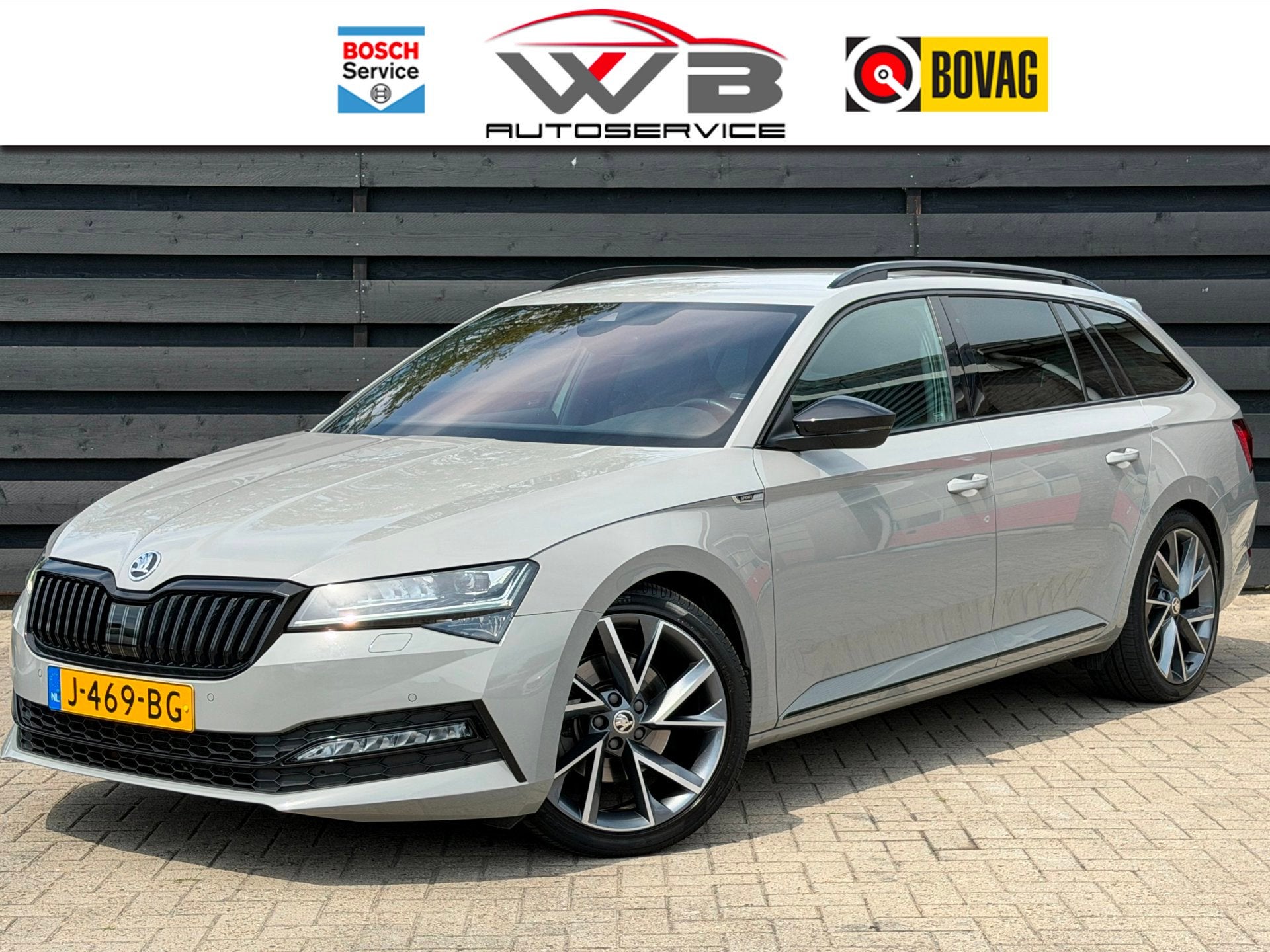 Skoda Superb Combi 1.5 TSI ACT Sportline Canton I Memory I L, Auto's, Skoda, 4 cilinders, 150 pk, Leder en Stof, Origineel Nederlands