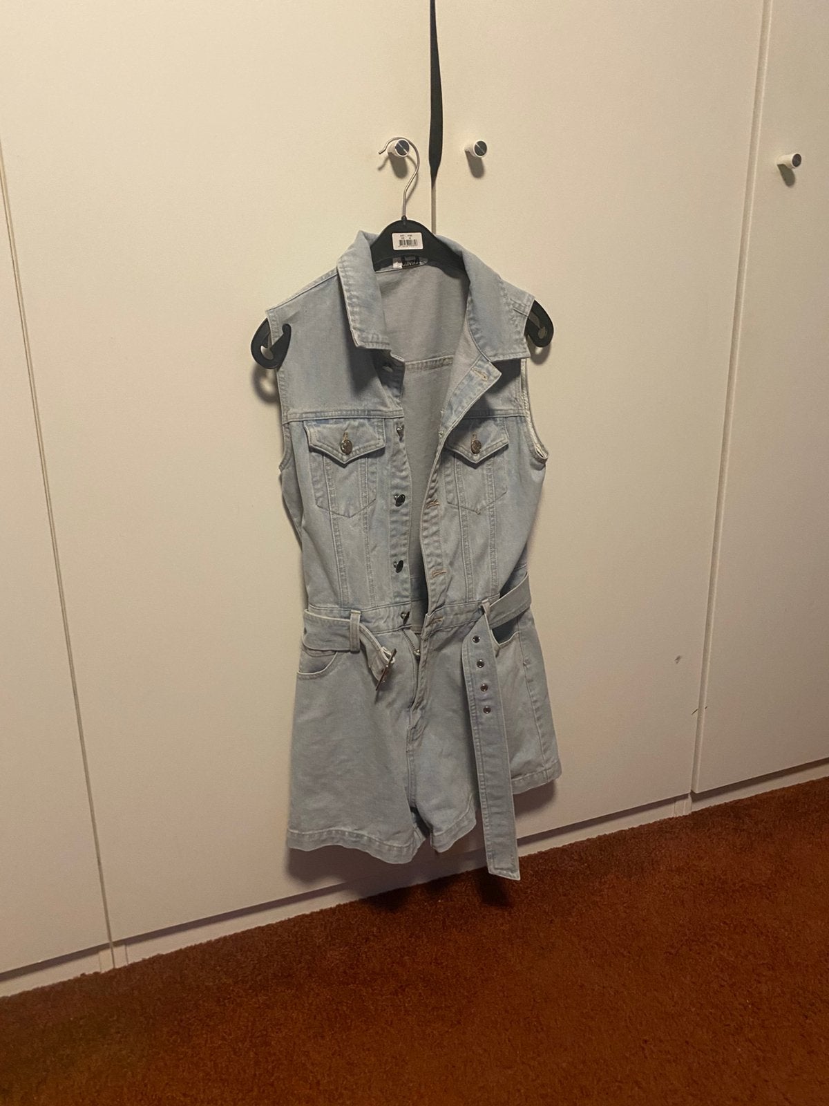 Mooie spijker jumpsuit maat 36, Ophalen of Verzenden, Zo goed als nieuw, Maat 36 (S), Blauw