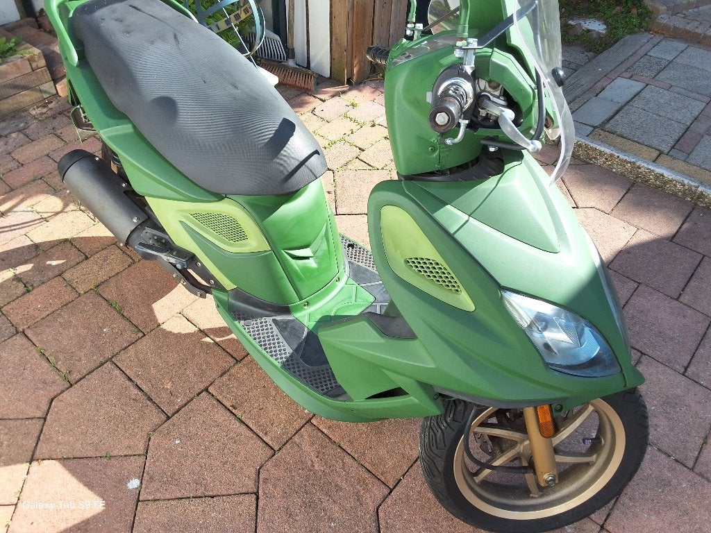 Kymco super 8 /4t /blauw/25km, Fietsen en Brommers, Snorfietsen en Snorscooters, Ophalen, Gebruikt, Kymco, Benzine