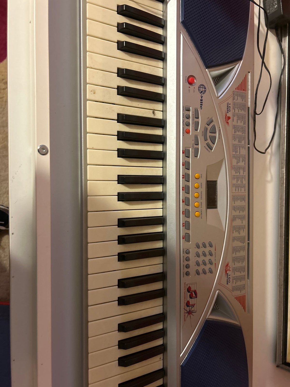 E-mile keyboard met 61 toetsen, Ophalen, Gebruikt, 61 toetsen, Overige merken