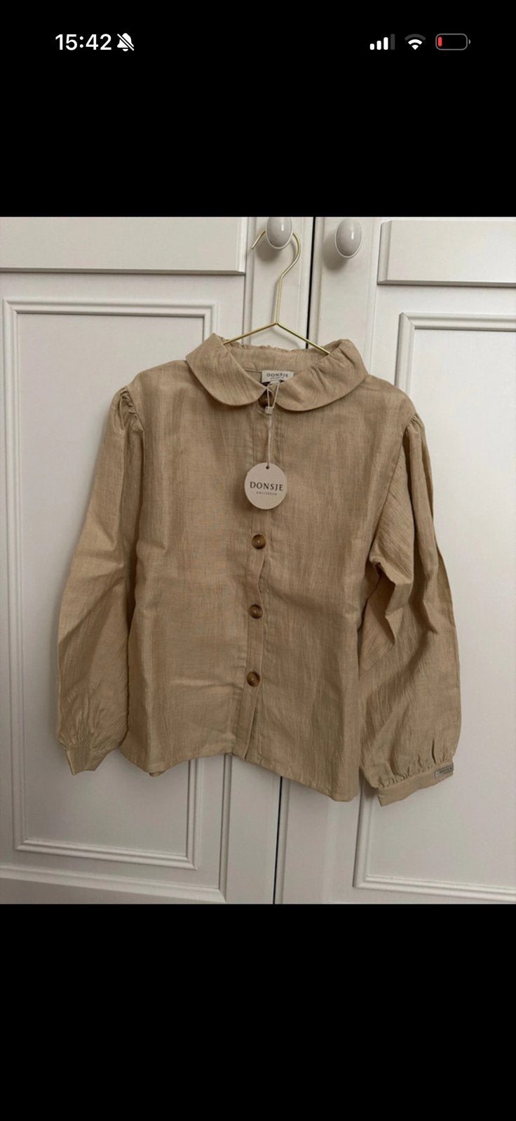 Dinsje blouse 6/7, Ophalen of Verzenden, Zo goed als nieuw, Meisje, Overhemd of Blouse