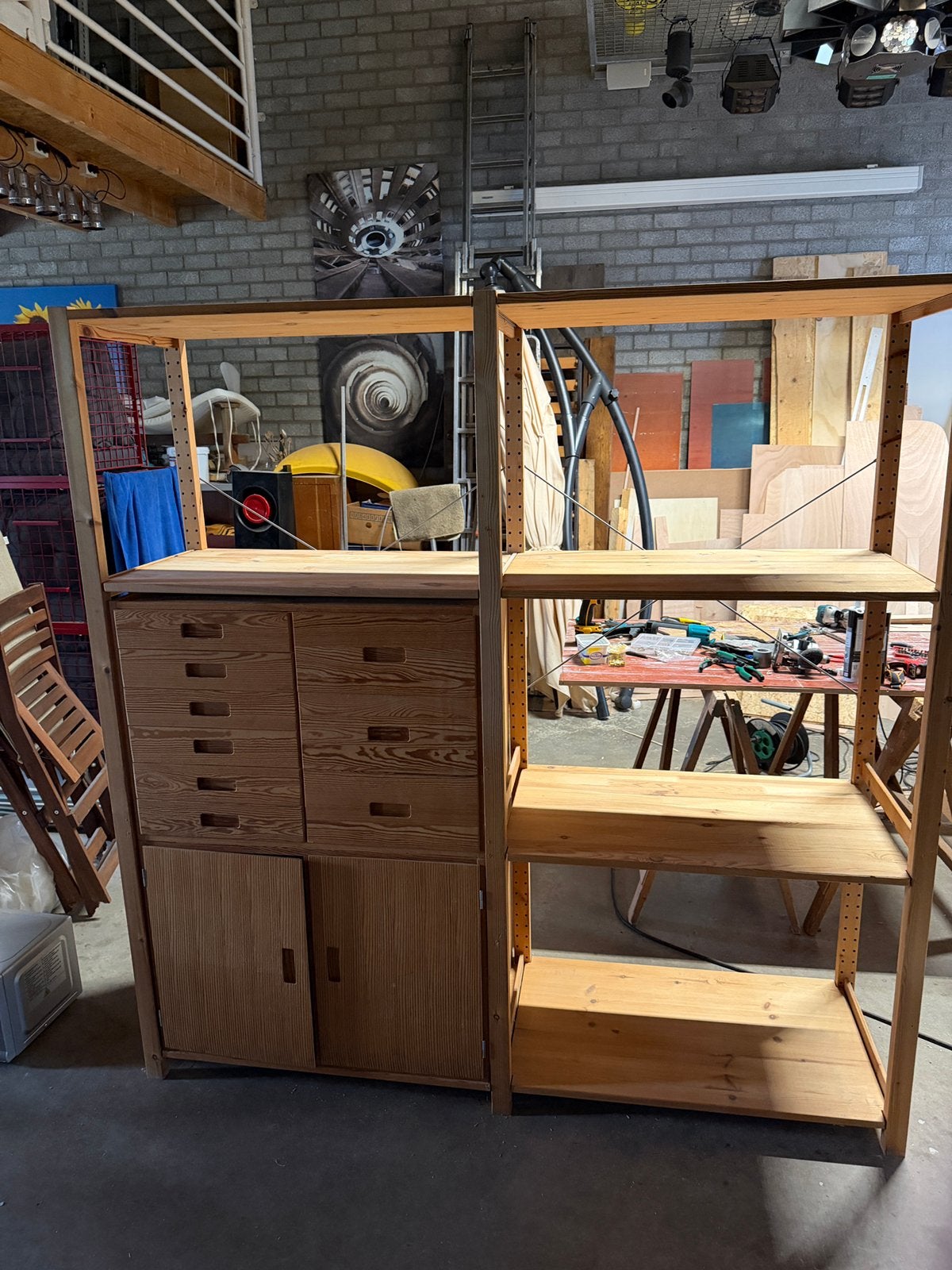 Ikea stellingkast Ivar, Ophalen, Gebruikt
