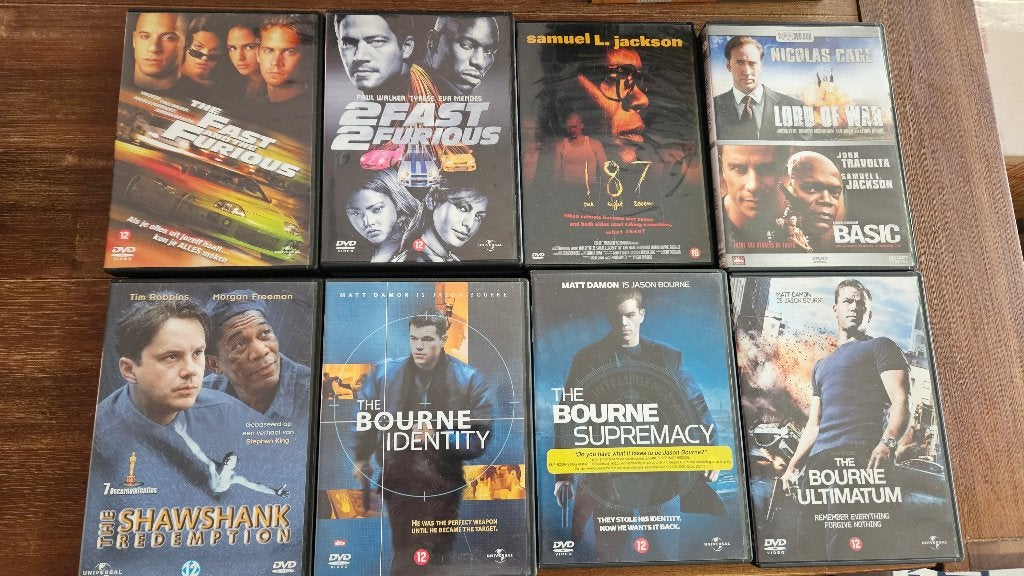 partij van 30x Actie DVD's, Cd's en Dvd's, Vanaf 16 jaar, Ophalen of Verzenden, Gebruikt, Actie