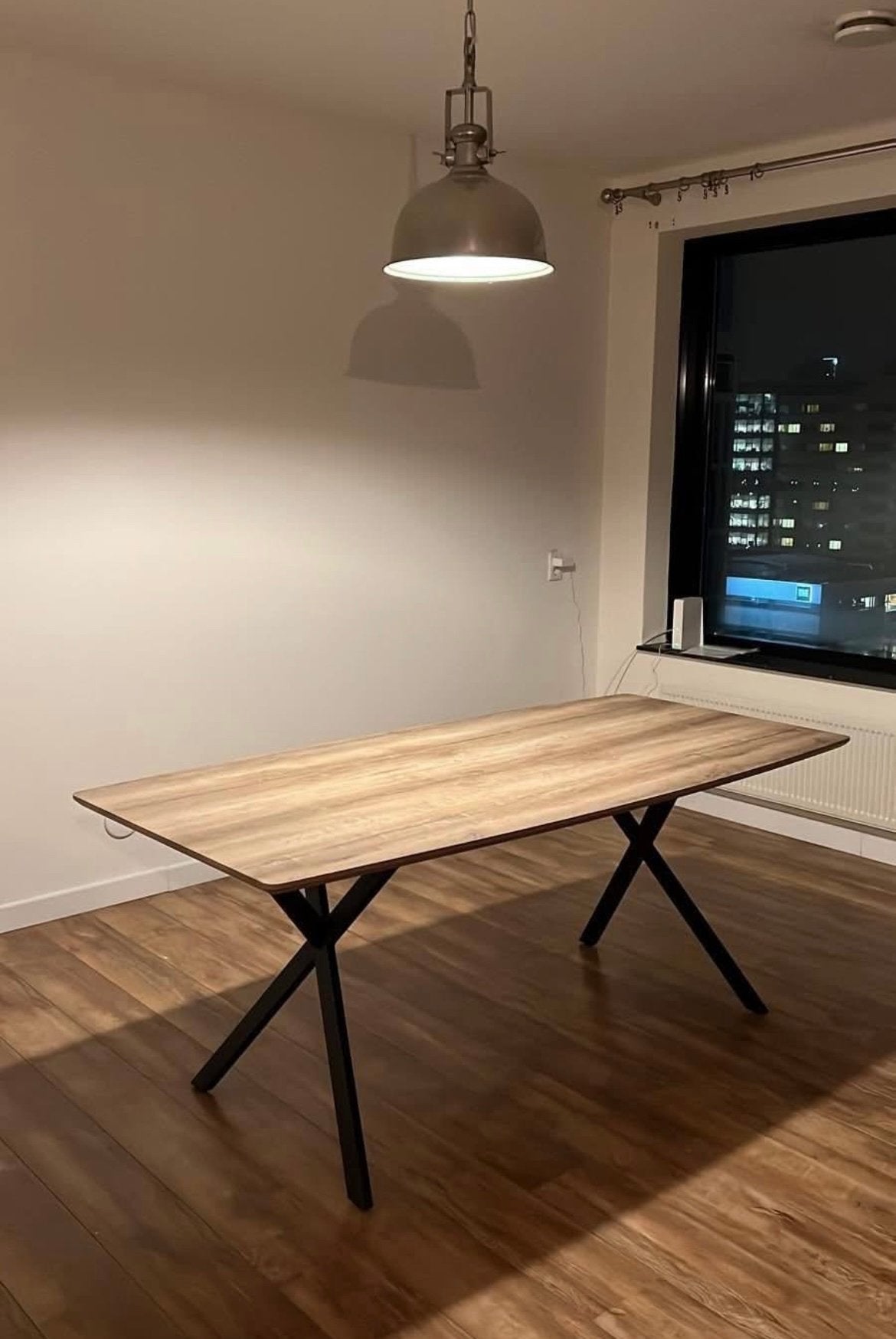 Dining table 190 cm Oak antique wash – Giga Furniture, ., Eikenhout, Zo goed als nieuw, Vijf personen of meer