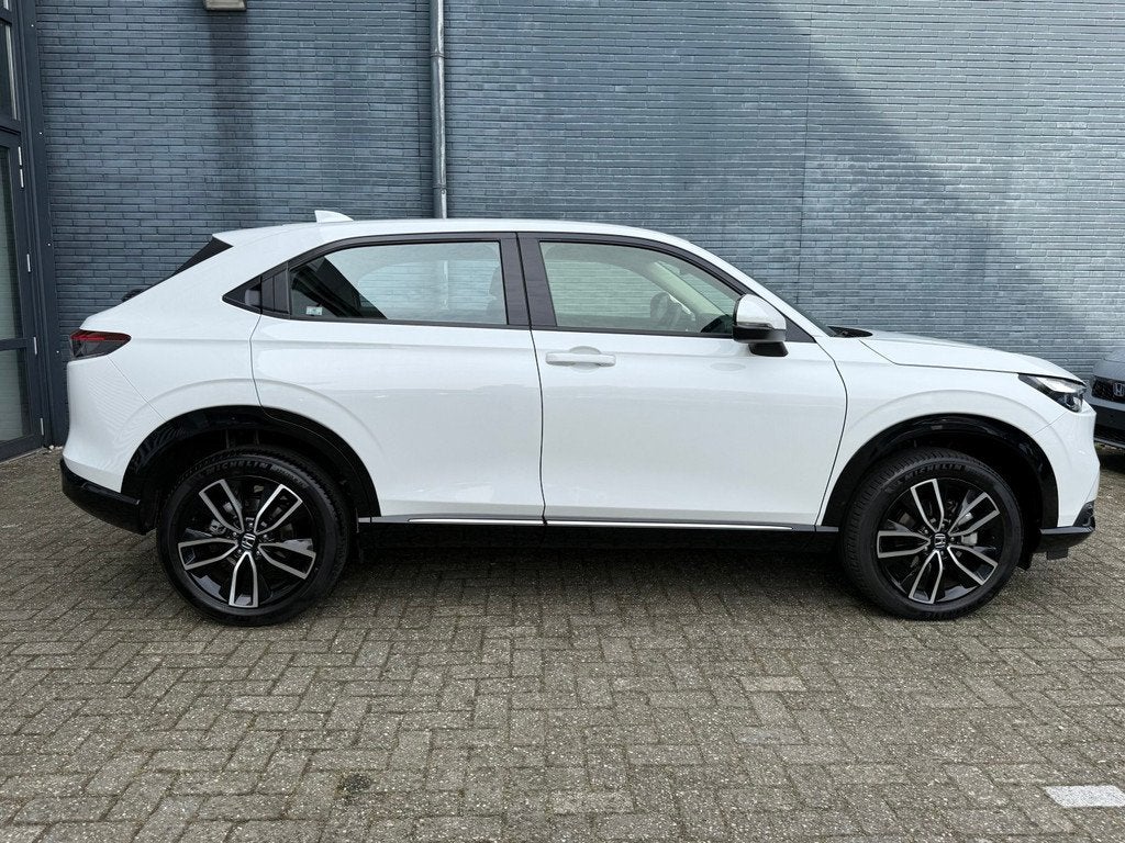 HONDA HR-V 1.5 e:HEV Hybrid 131pk Automaat Advance | Navi &, Auto's, Honda, Automaat, 12 maanden, Leder en Stof, Wit