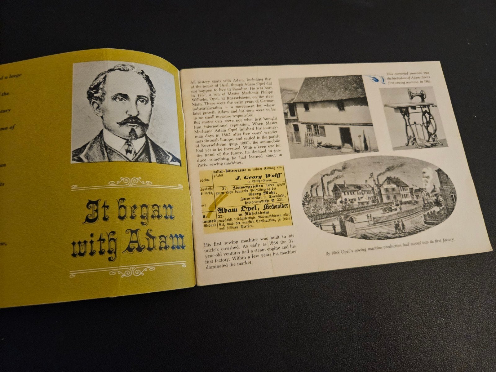 Brochure Opel 100 jaar 1962, Ophalen of Verzenden, Zo goed als nieuw, Opel