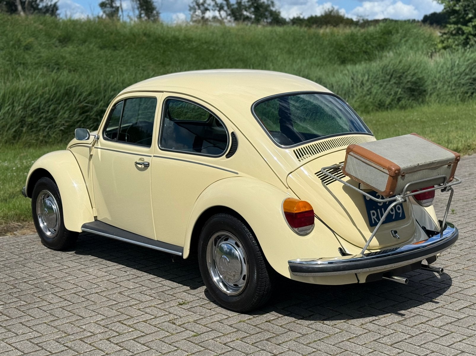 Uniek! Zeer netjes! VW Kever 1200L body off gerestaureerd, Zwart, Volkswagen, Beige, Leder
