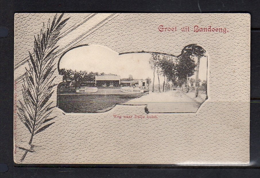 Netherlands Indies the road to Daije Kolet Bandoeng  1900, Ophalen, Voor 1920, Buiten Europa