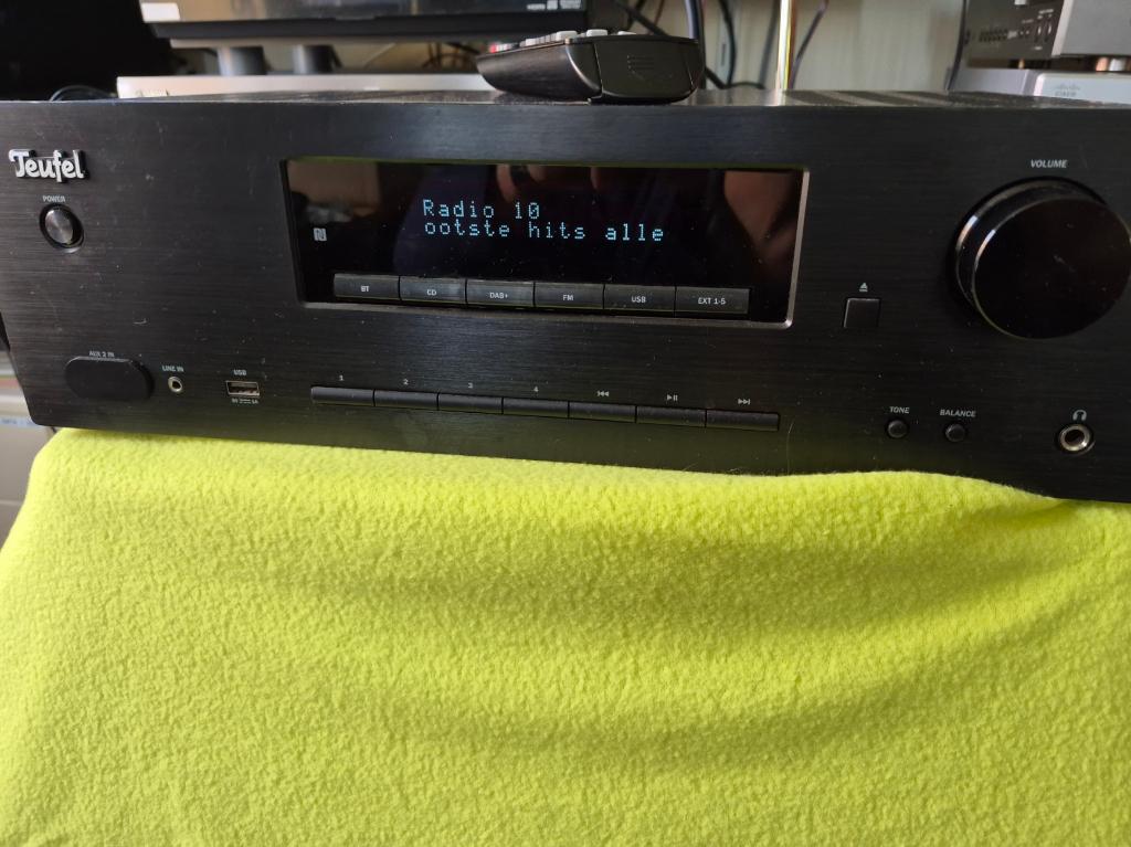 Teufel  KB62-CR CD DAB+ Receiver, Overige merken, Gebruikt, Ophalen of Verzenden, 60 tot 120 watt