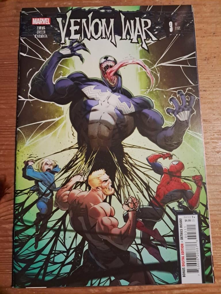 Venom war comics, Ophalen, Amerika, Marvel Comics, Nieuw