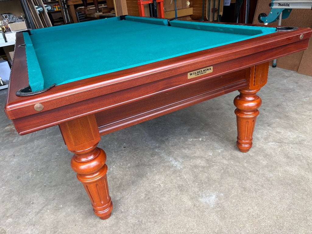 Wilhelmina poolbiljart 230 x 115 (incl. plaatsing), Ophalen, Info@dirksnip.nl, Pooltafel, Zo goed als nieuw