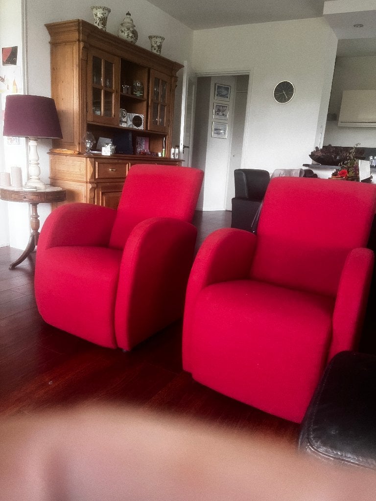 stoelen, Ophalen, Gebruikt, Twee, Stof