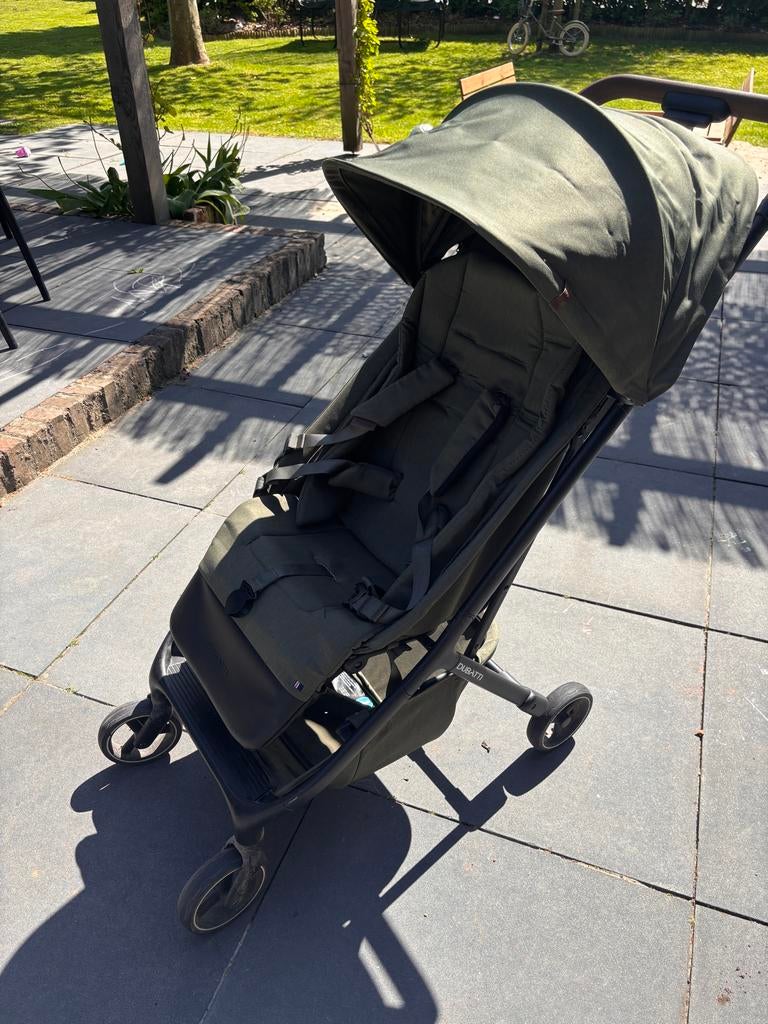 Dubatti Smart Buggy Groen/Bruin - Zeer Goede Staat, Kinderen en Baby's, Buggy's, Ophalen, Zo goed als nieuw, Overige merken