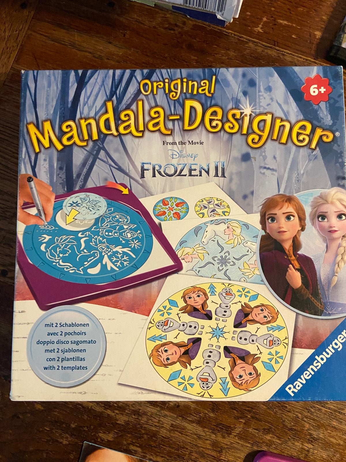 Mandala designer frozen 2 en disney princess, Ophalen of Verzenden, Gebruikt, Knutselset