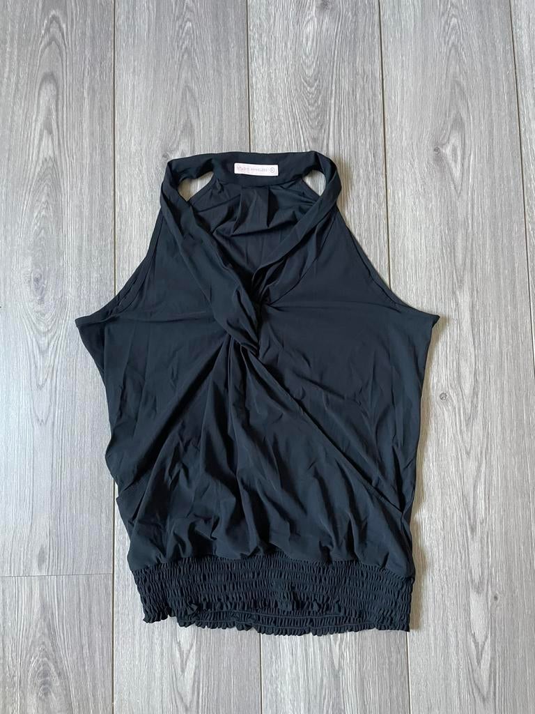 Studio Anneloes zwarte top Twister travelstof mt XL, Ophalen of Verzenden, Zo goed als nieuw, Maat 46/48 (XL) of groter, Zwart