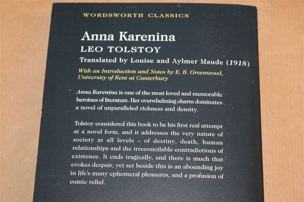 Anna Karenina — Tolstoj, Wordsworth Classics, Boeken, Literatuur, Ophalen of Verzenden, Gelezen