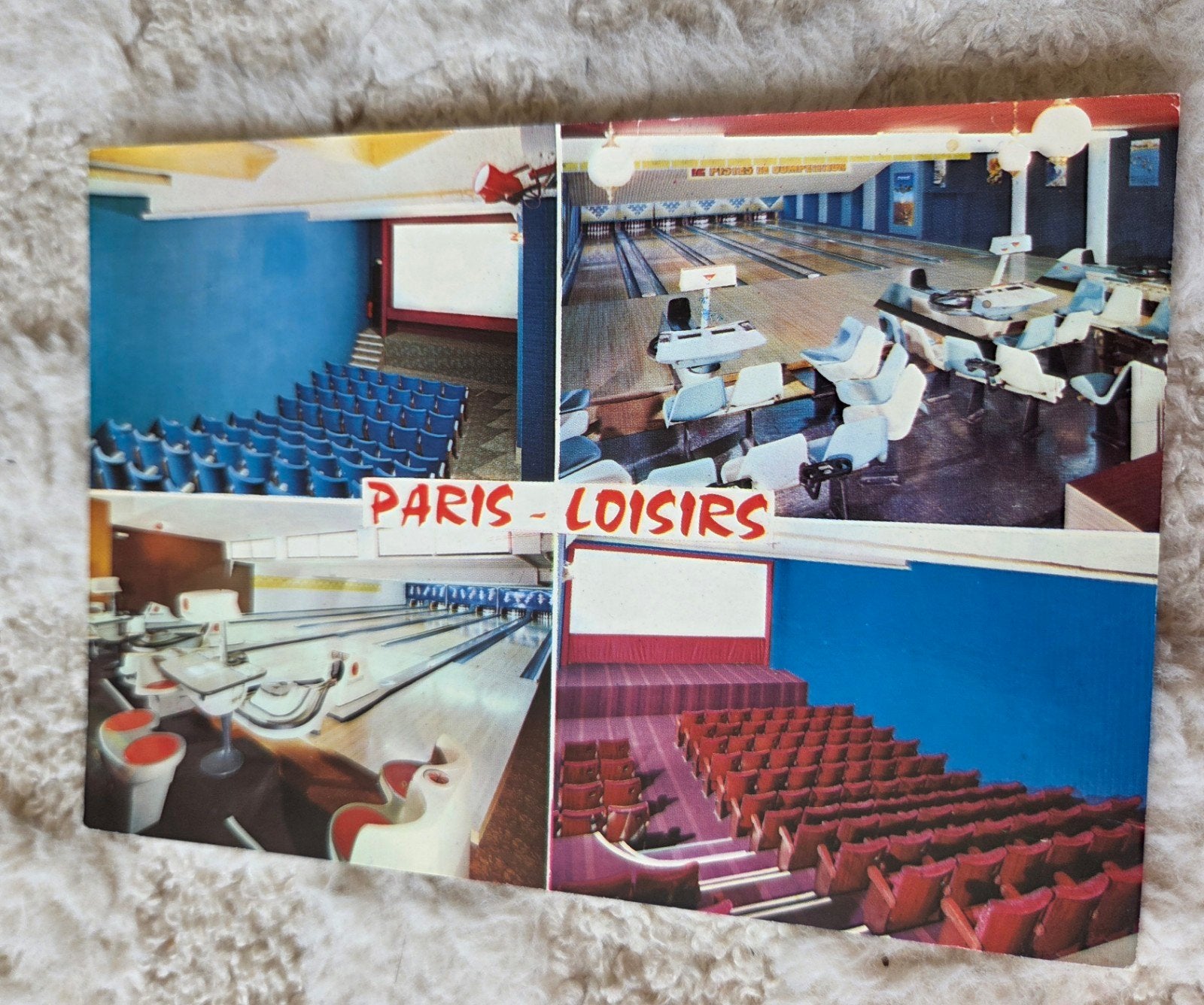 Parijs Loisirs Bowling Bioscoop, Verzenden, 1960 tot 1980, Gelopen, Frankrijk