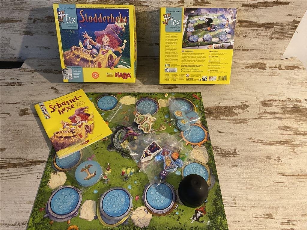 Slodderheks fit om te leren! Haba [s134], Hobby en Vrije tijd, Gezelschapsspellen | Bordspellen, Verzenden, Zo goed als nieuw