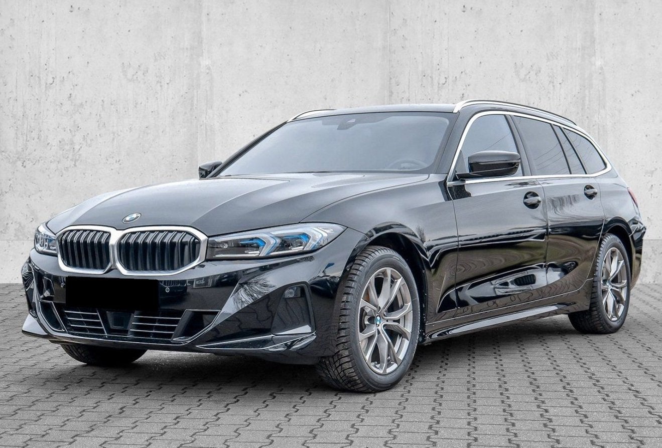 BMW 3 Serie Touring 320d 190 PK ACC Trekhaak Sportstoelen LE, Auto's, Automaat, Achterwielaandrijving, Zwart, Leder en Stof