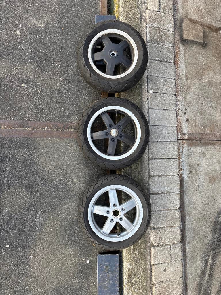 Vespa voorvork en velgen - Gebruikt, Fietsen en Brommers, Brommeronderdelen | Scooters, Ophalen, Gebruikt, Overige typen, Vespa