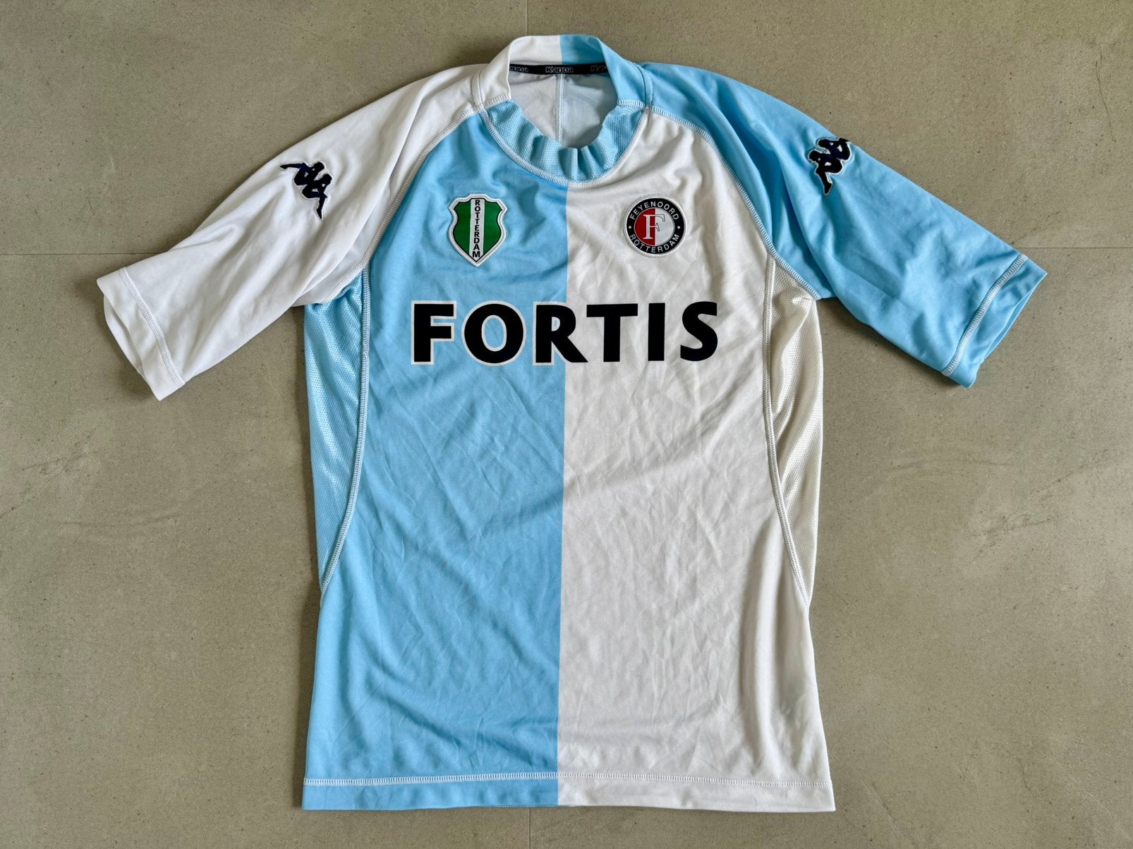 Feyenoord Rotterdam 2004 2005 voetbalshirt maat L Kappa, Sport en Fitness, Voetbal, Maat L, Ophalen of Verzenden, Zo goed als nieuw