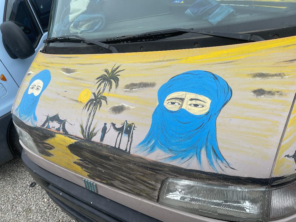 arabische motorkap schilderij zeer special, Ophalen of Verzenden