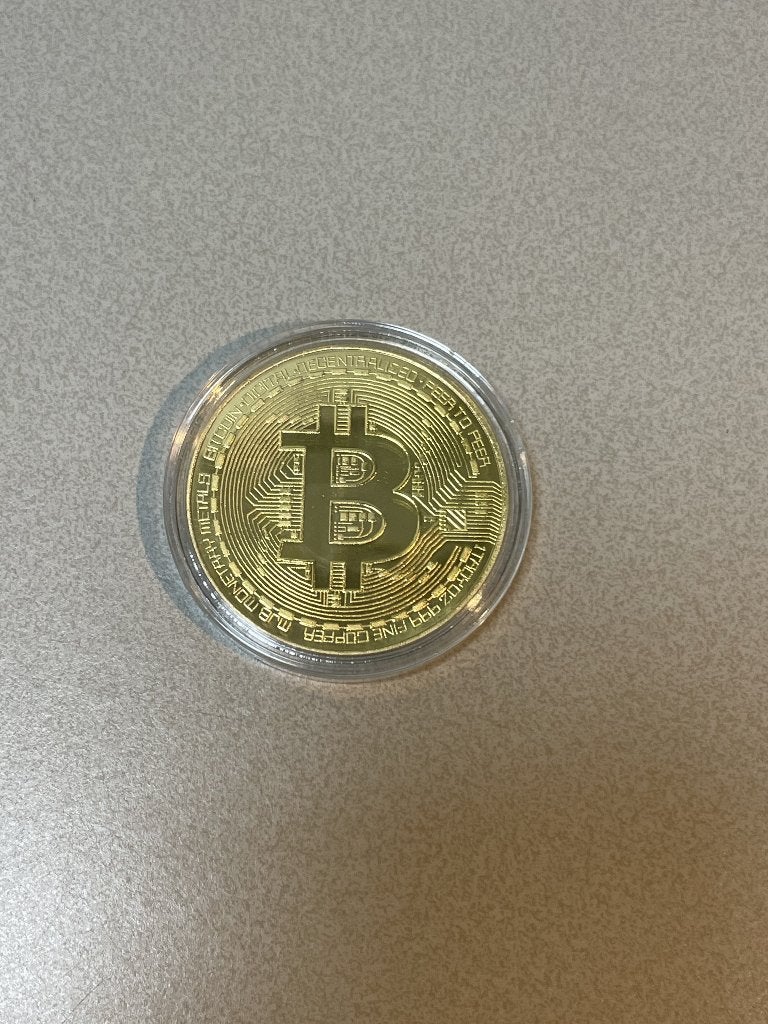 Mooie Bitcoin munt in capsule, Ophalen of Verzenden, Koningin Beatrix, Overige waardes, Losse munt