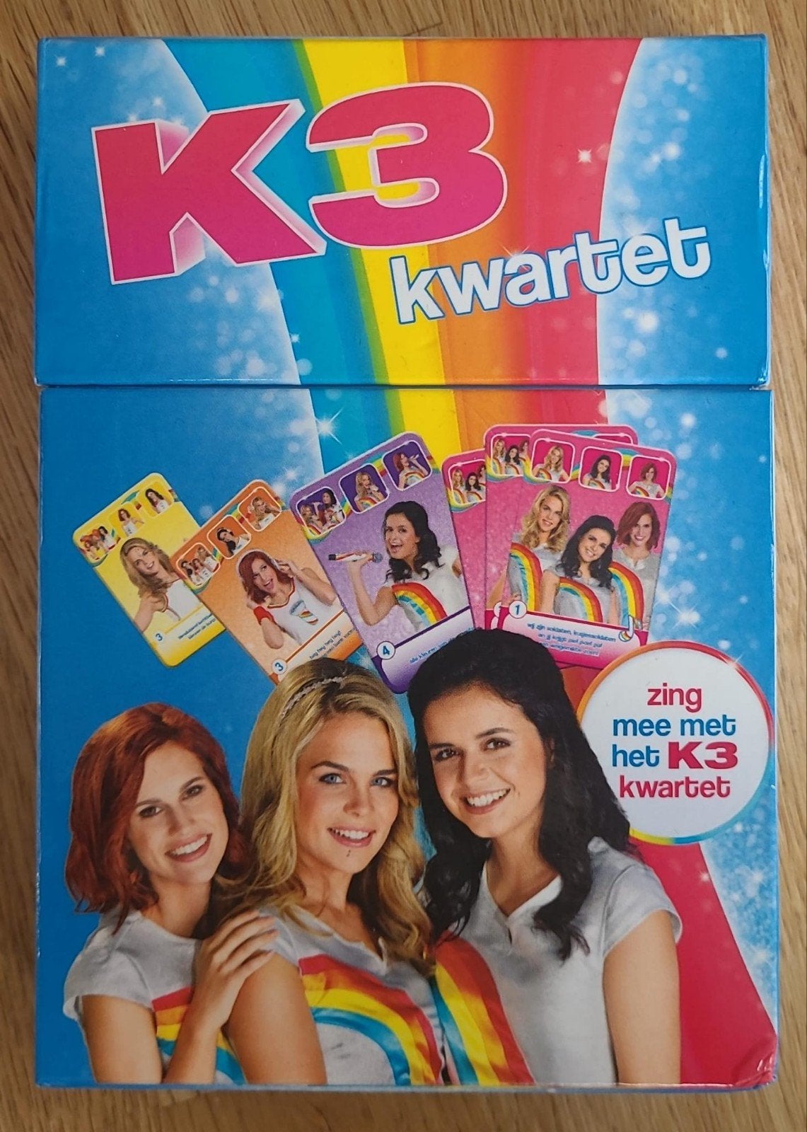 K3 Kwartetspel - Zing mee met het K3 kwartet!, Drie of vier spelers, Ophalen of Verzenden, Zo goed als nieuw, Studio 100