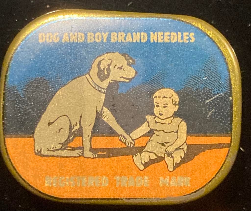 Mini blikje met grammaphone naaldjes, Ophalen of Verzenden