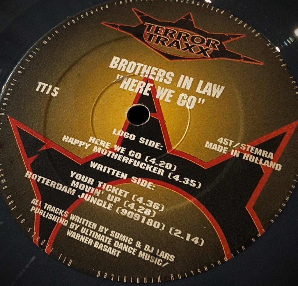 Brothers in Law - Here we go, Beschermende buitenhoes, Hardcore, Ophalen of Verzenden, Zo goed als nieuw