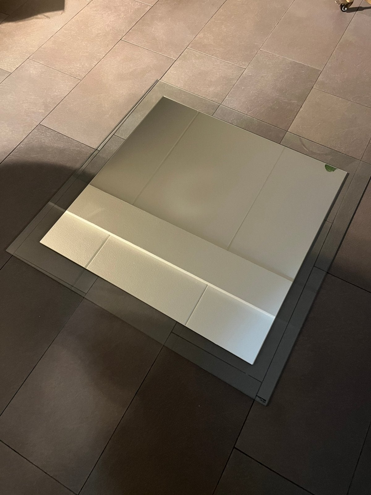 Morres design spiegel, Huis en Inrichting, Ophalen, Zo goed als nieuw, Rechthoekig, Minder dan 100 cm