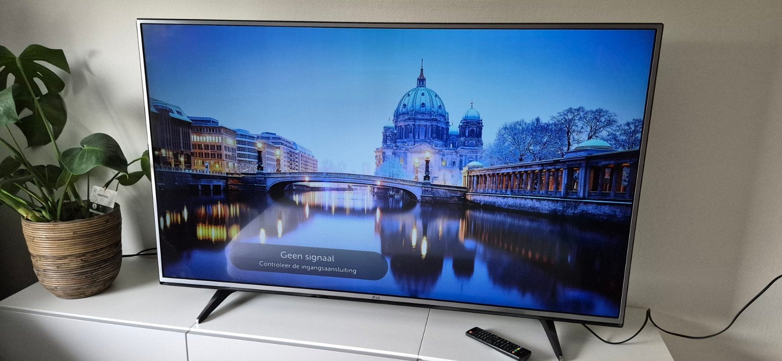 LG 55UH615V 55 inch 4K UHD Smart TV, Ophalen, LED, 50 Hz, Zo goed als nieuw