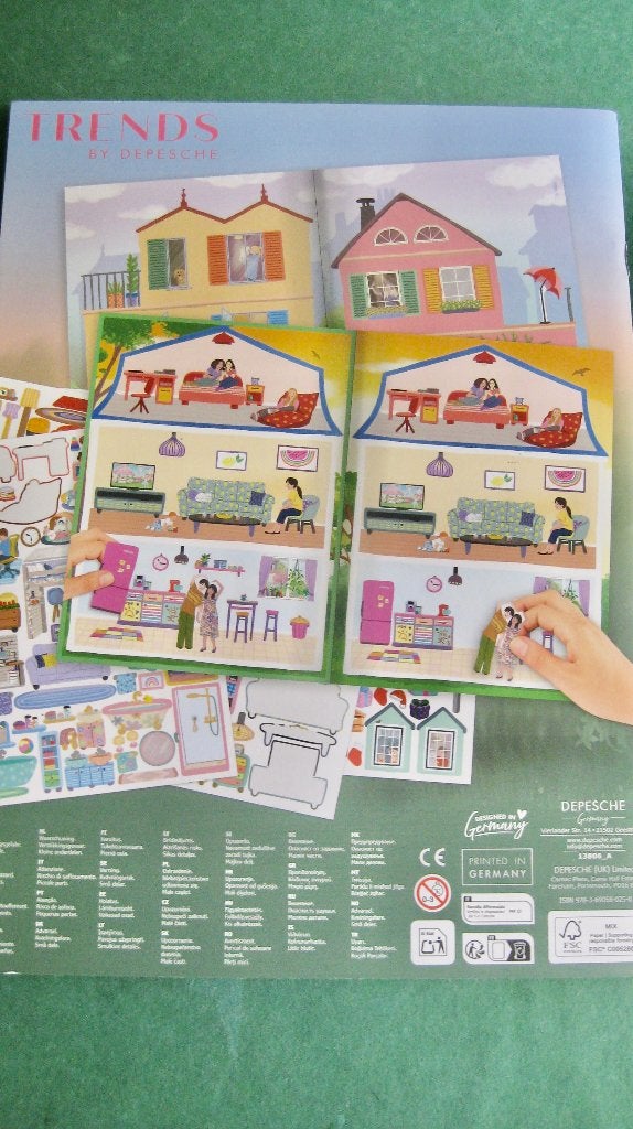 Create your Sweet Home: 420 stickerboek., Ophalen of Verzenden, Nieuw, Fictie algemeen
