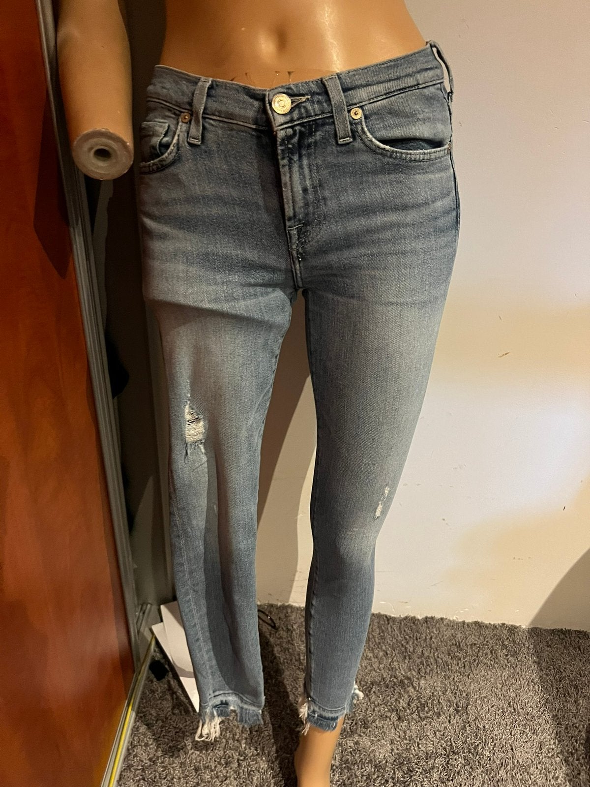 7 FOR ALL MANKIND jeans maat 25 origineel ZGAN, G, G, Blauw, Ophalen of Verzenden