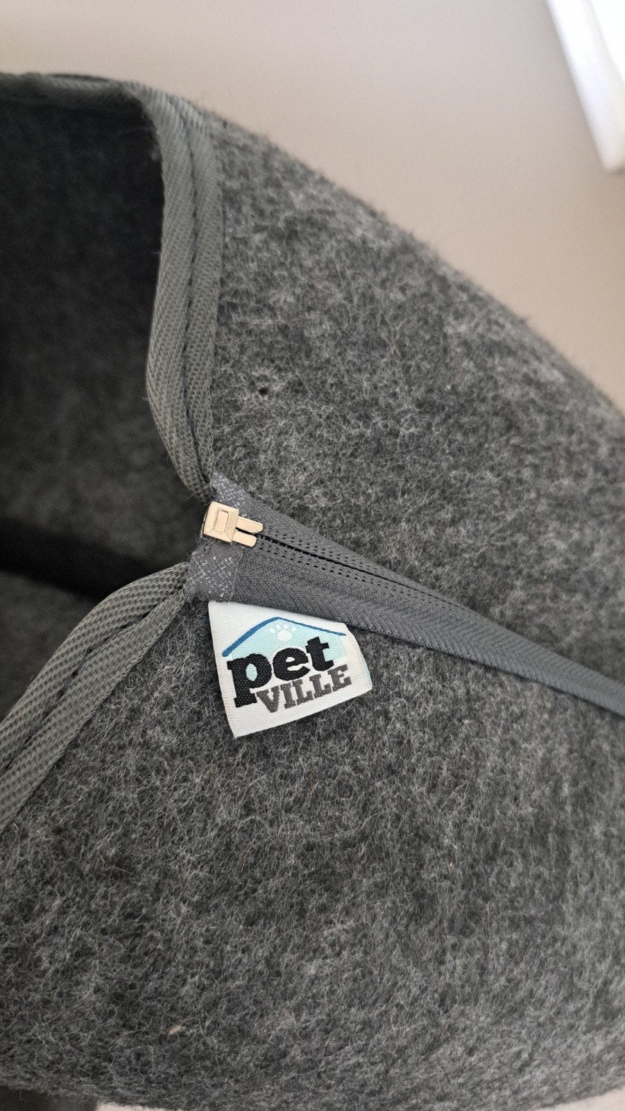 Pet Ville vilt Kattenmand, grijs met ri, Ophalen of Verzenden, Zo goed als nieuw, Vilt