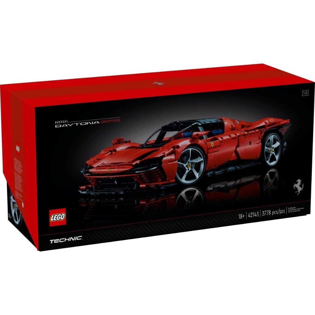 LEGO 42143 - Ferrari Daytona SP3 huren - €15,00 p/w, Gebruikt, Lego, Ophalen of Verzenden, LEGO