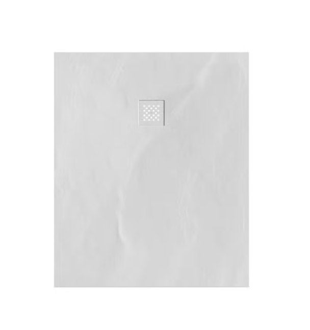 Brauer Douchebak Asteroid 100x120cm – Mat Wit- marmer new!