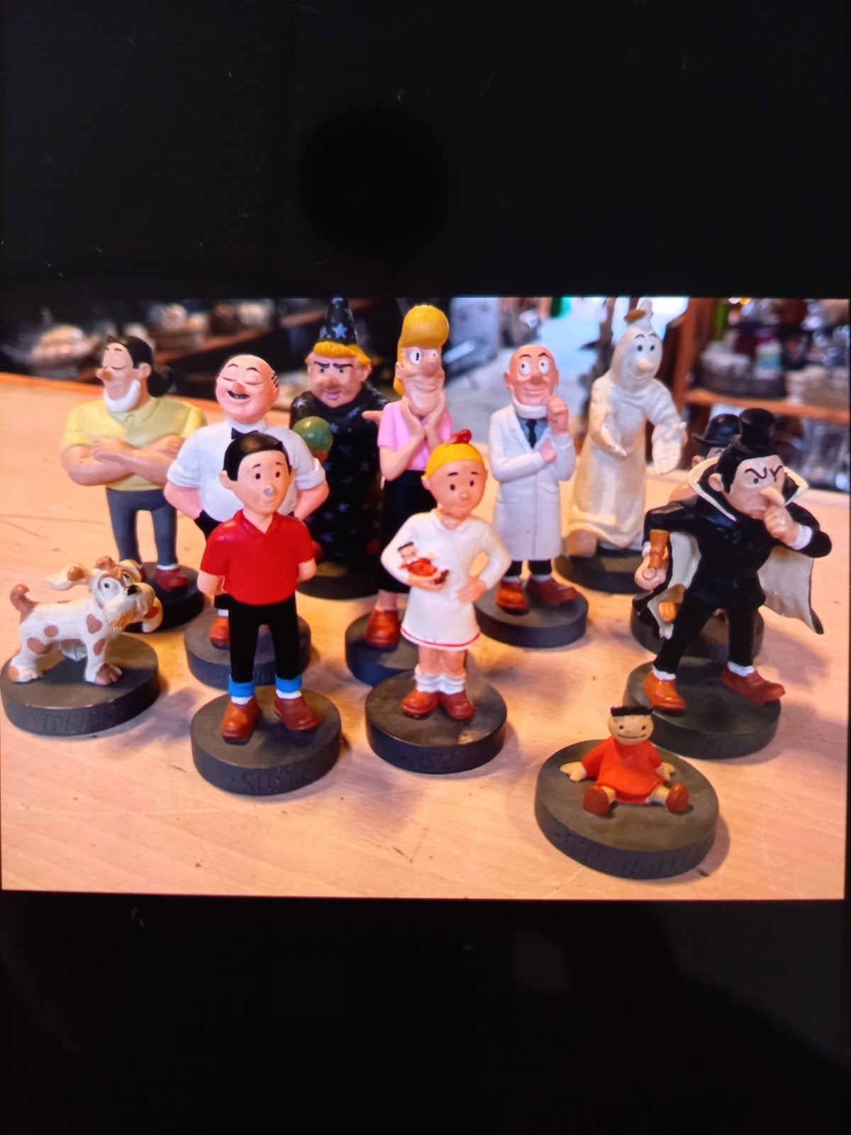 Poppetjes van Suske en Wiske (13 stuks), Verzamelen, Ophalen, Suske en Wiske, Gebruikt, Beeldje of Figuurtje
