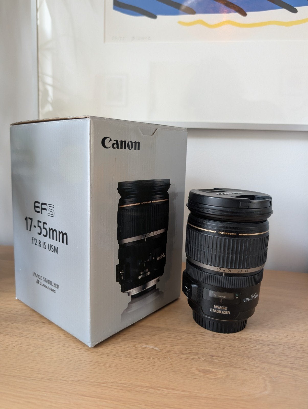 Canon EFS 17-55mm f/2.8 IS USM, Ophalen, Zo goed als nieuw, Groothoeklens, Zoom