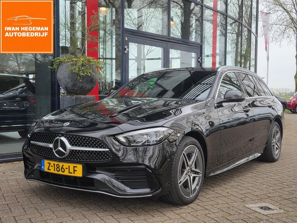 Mercedes-Benz C-klasse Estate 300 e AMG Line | Wegkl. Trekha, Auto's, Mercedes-Benz, Automaat, 12 maanden, Euro 6, 4 cilinders
