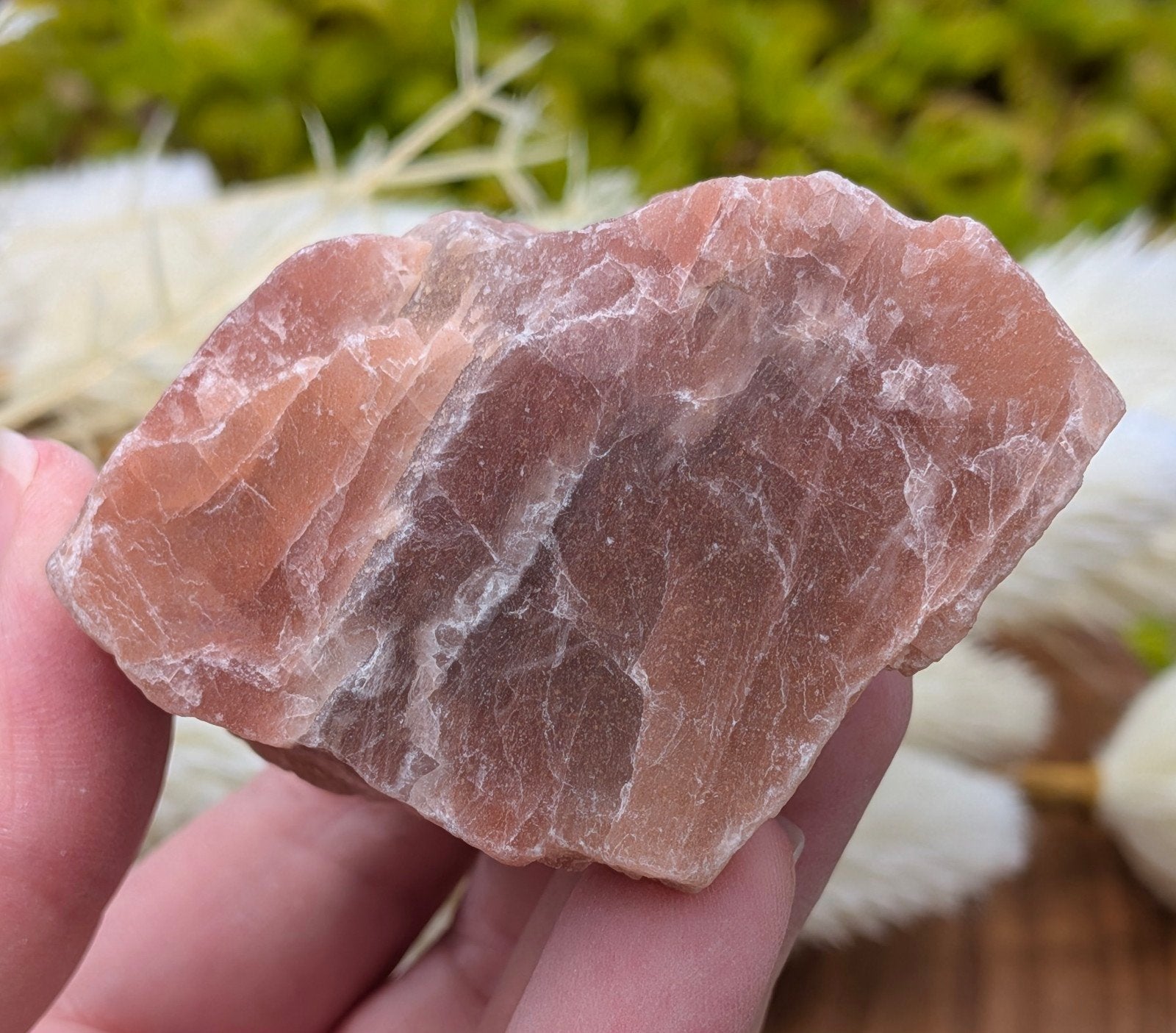 Ruw brok zonnesteen, Verzamelen, Mineralen en Fossielen, Ophalen of Verzenden