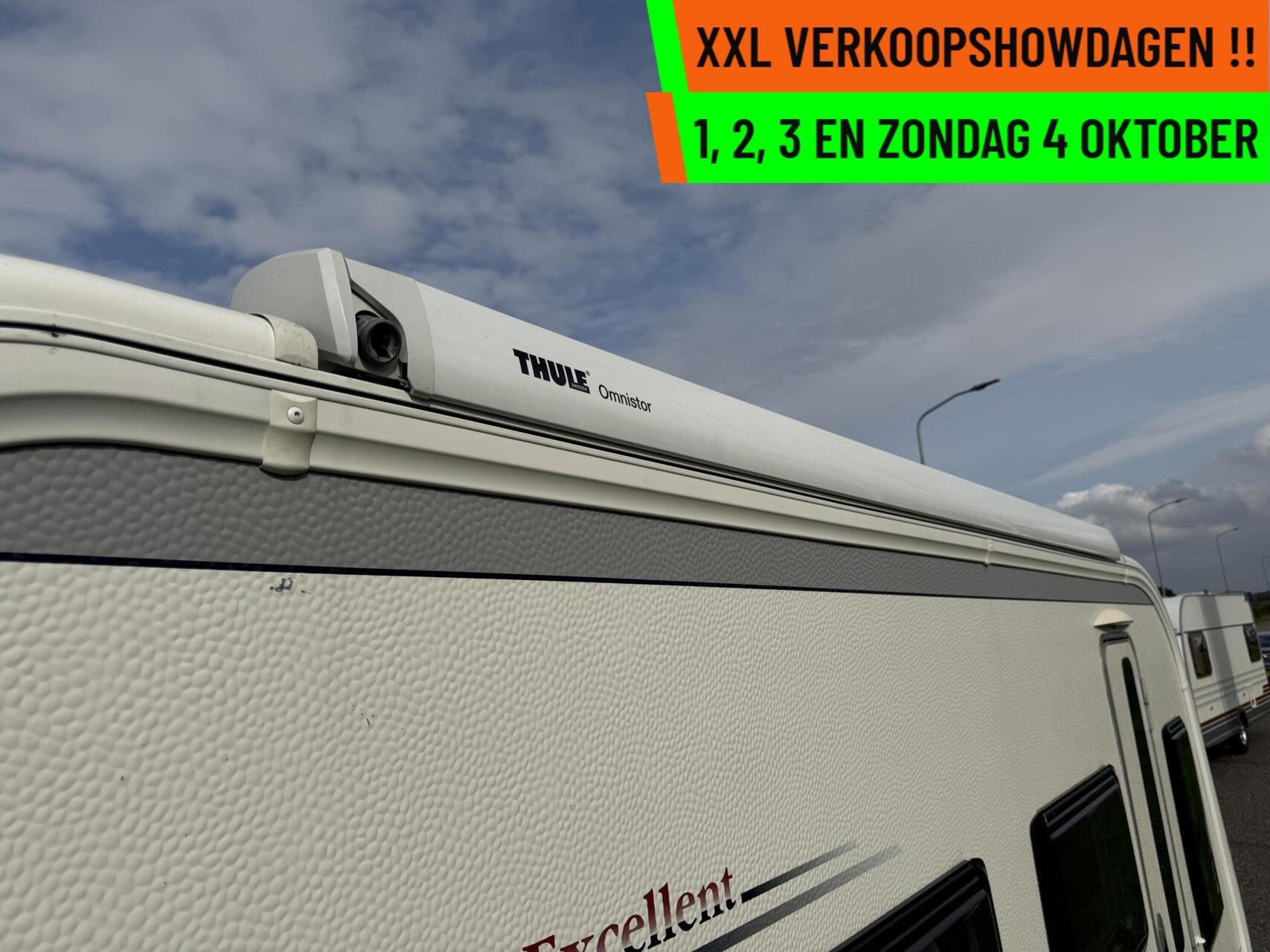 Hobby 460 LU EXCELLENT, ENKELE BEDDEN, RONDZIT, MOVER.LUIFEL, Caravans en Kamperen, Rondzit, Hobby, Bedrijf, Hordeur