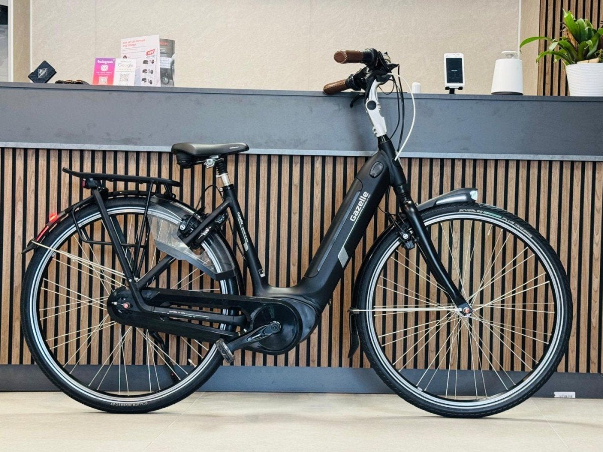 Gazelle Grenoble C7+ HMB Elite Dames Zwart 49cm, Ophalen, Gebruikt, -, -