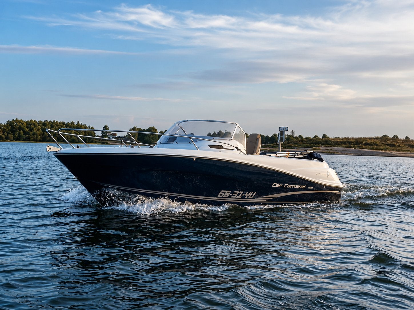 Jeanneau Cap Camarat 6.5 WA Serie 2 met Suzuki 200pk, Watersport en Boten, 2 m, 1.50 - 1.70 meter, 200 pk of meer, Elektrische start