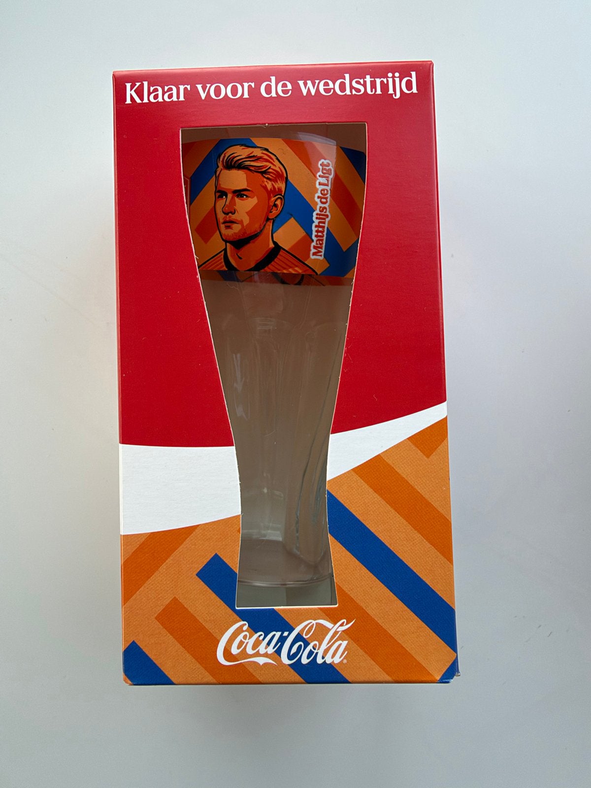 Coca-Cola glas Matthijs de Ligt - Klaar voor de wedstrijd, Ophalen of Verzenden, Nieuw