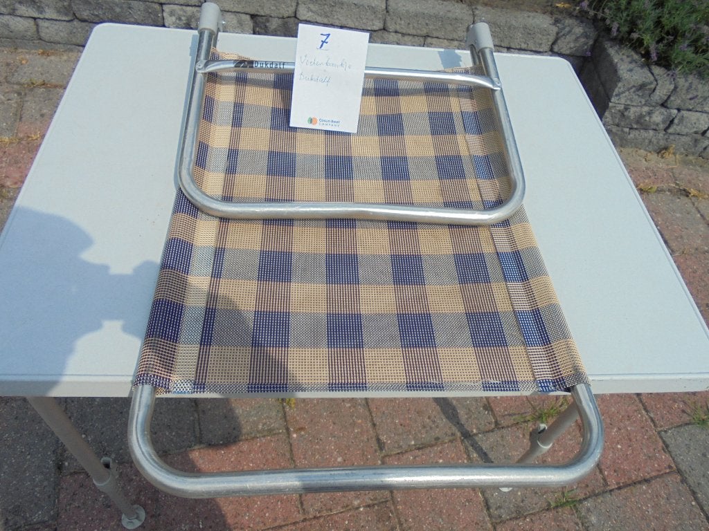 voetenbankje voor campingstoel   dukdalf, Caravans en Kamperen, Ophalen, Gebruikt, Campingstoel