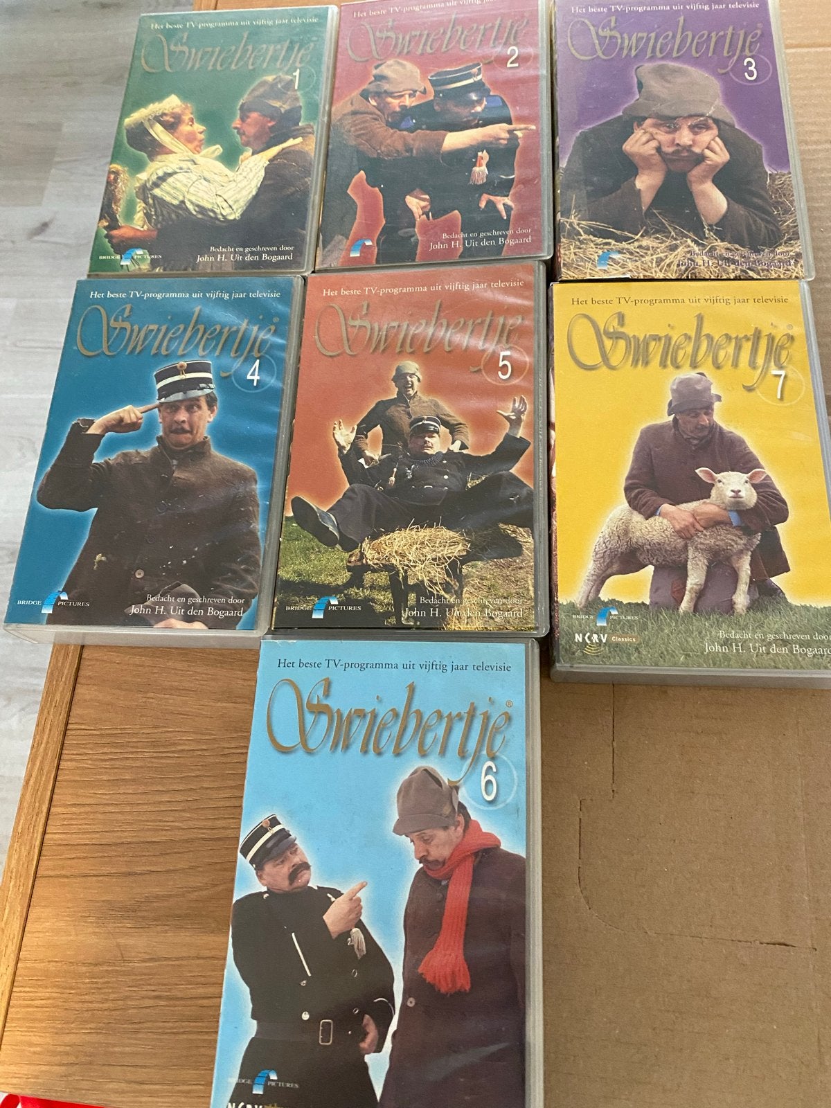 Swiebertje videobanden - Complete set (7 VHS-tapes), Cd's en Dvd's, VHS | Film, Gebruikt, Alle leeftijden, Ophalen of Verzenden