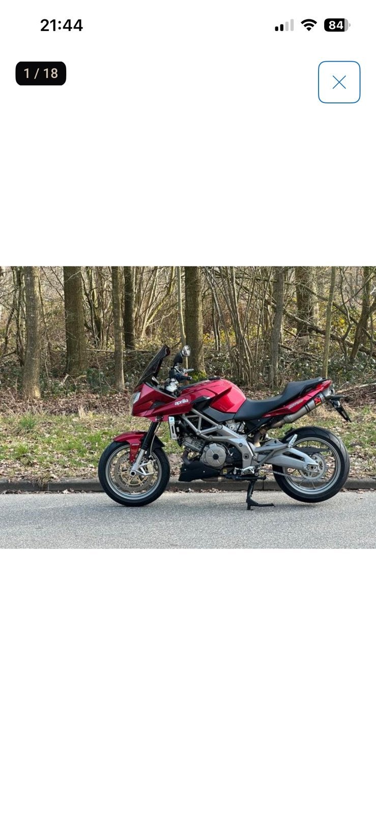 Aprilia shiver Gt 750 met ZEER LAGE km stand, Motoren, Motoren | Aprilia, 2 cilinders, Particulier, Meer dan 35 kW, Toermotor